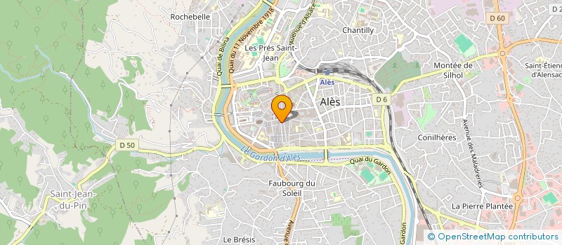 localisation de l'entreprise STAR DESSOUS à ALES