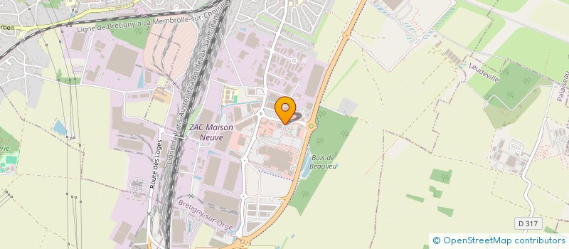 localisation de l'entreprise STAR DRIVE ESSONNE à BRETIGNY SUR ORGE