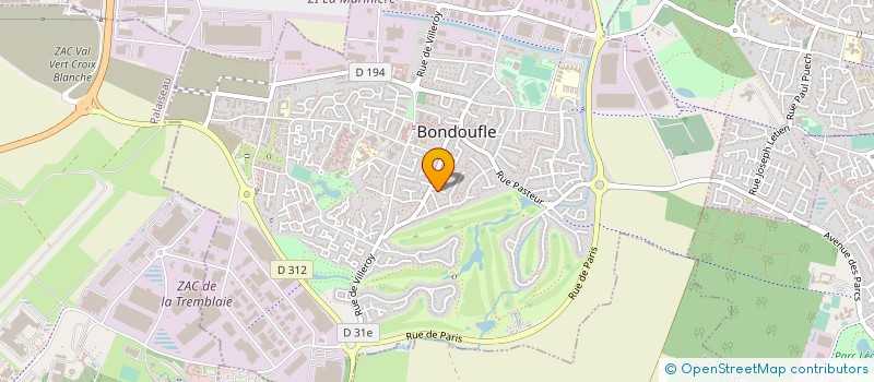 localisation de l'entreprise STAR DRIVE PARIS EST à BONDOUFLE