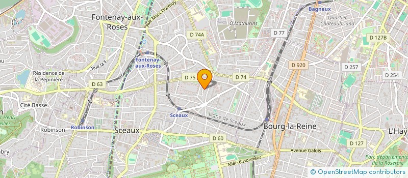 localisation de l'entreprise STAR DRIVER à SCEAUX