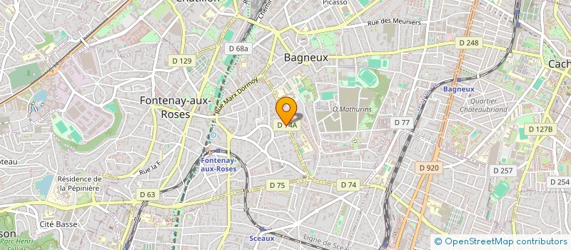 localisation de l'entreprise STAR DRIVER à FONTENAY-AUX-ROSES