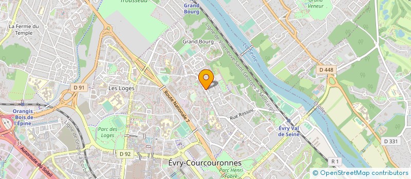 localisation de l'entreprise STAR ELEC  EVRY-COURCOURONNES