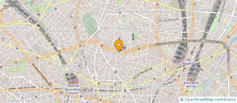 localisation de l'entreprise STAR ELECTRONIC  PARIS 18