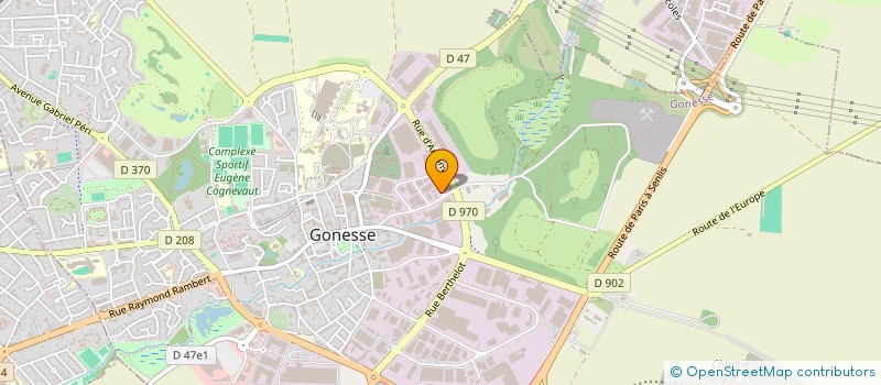 localisation de l'entreprise STAR EMBALLAGE à GONESSE