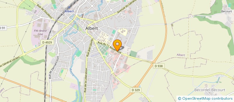 localisation de l'entreprise STAR EQUIPEMENT à ALBERT