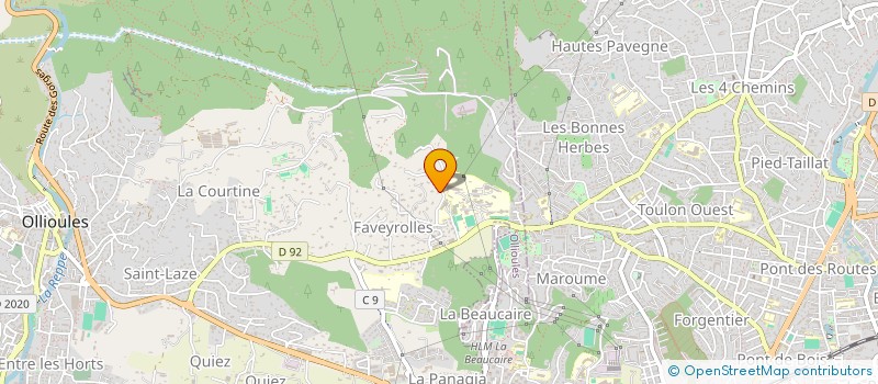 localisation de l'entreprise STAR EVENEMENTS à OLLIOULES