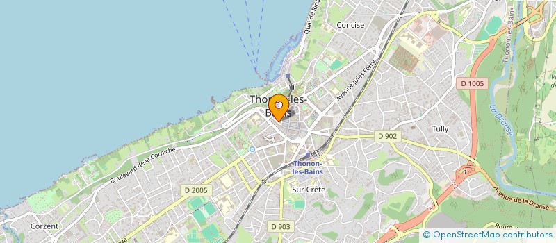 localisation de l'entreprise STAR EVENTS à THONON-LES-BAINS