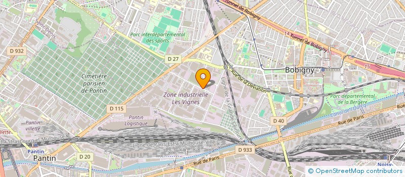 localisation de l'entreprise STAR EXPERTISE à BOBIGNY