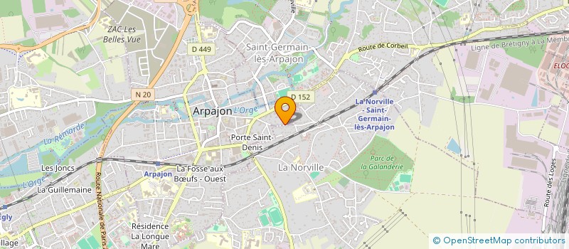 localisation de l'entreprise STAR FISH  ARPAJON