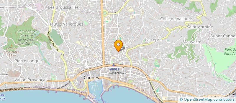 localisation de l'entreprise STAR FITNESS CANNES à CANNES