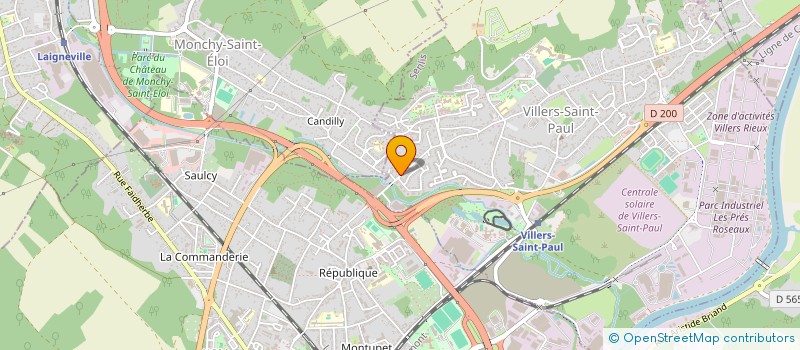 localisation de l'entreprise STAR FIVE  VILLERS-SAINT-PAUL