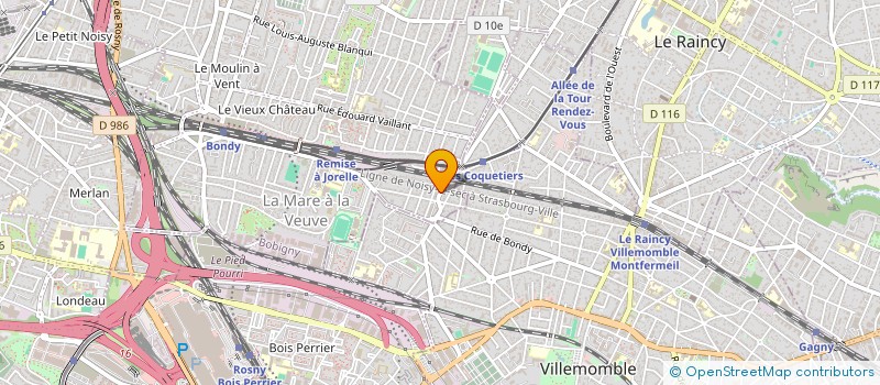 localisation de l'entreprise STAR FLASH  BONDY