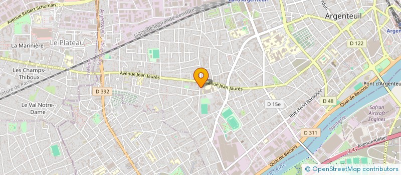 localisation de l'entreprise STAR FOOD  ARGENTEUIL