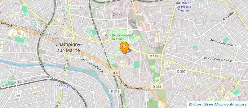 localisation de l'entreprise STAR FOOD 94  CHAMPIGNY-SUR-MARNE