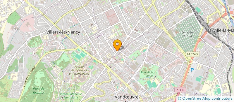 localisation de l'entreprise STAR FOOD  NANCY