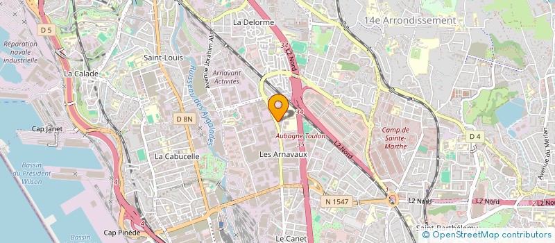 localisation de l'entreprise STAR FRANCE TRANSPORTS INTERNATIONAUX à MARSEILLE
