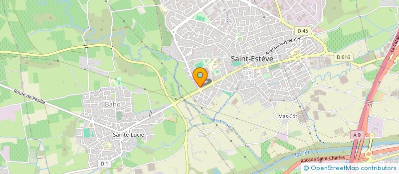 localisation de l'entreprise STAR GAMES à SAINT-ESTEVE