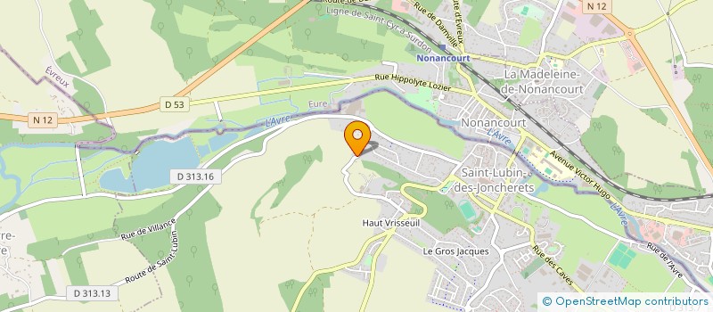 localisation de l'entreprise STAR HOLDING à SAINT-LUBIN-DES-JONCHERETS
