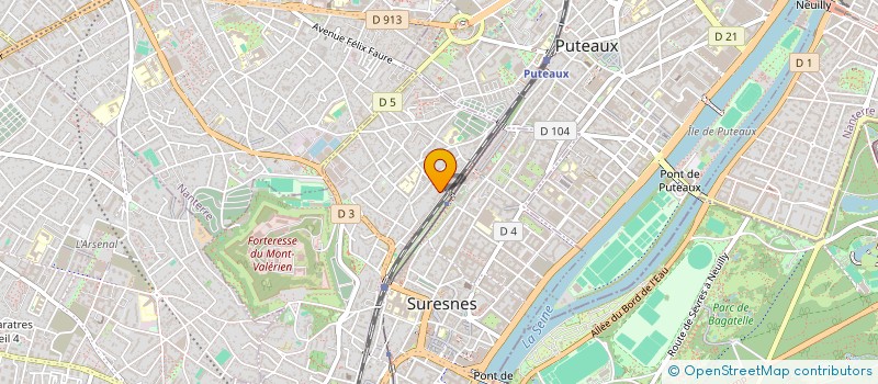 localisation de l'entreprise STAR IMAGE à SURESNES