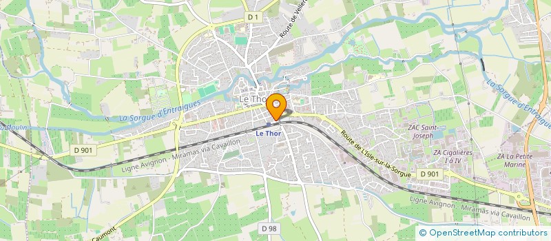 localisation de l'entreprise STAR KEBAB  LE THOR