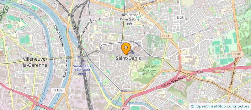localisation de l'entreprise STAR KID'S à SAINT-DENIS