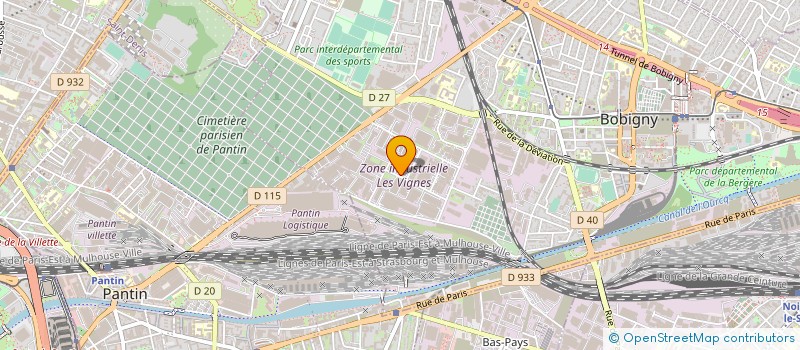 localisation de l'entreprise STAR LCL à BOBIGNY