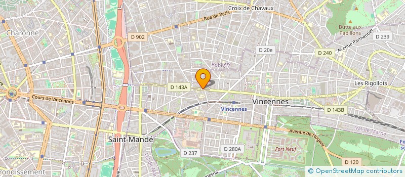 localisation de l'entreprise STAR LIGHT TEAM à MONTREUIL