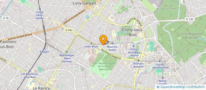 localisation de l'entreprise STAR-LOG à CLICHY-SOUS-BOIS