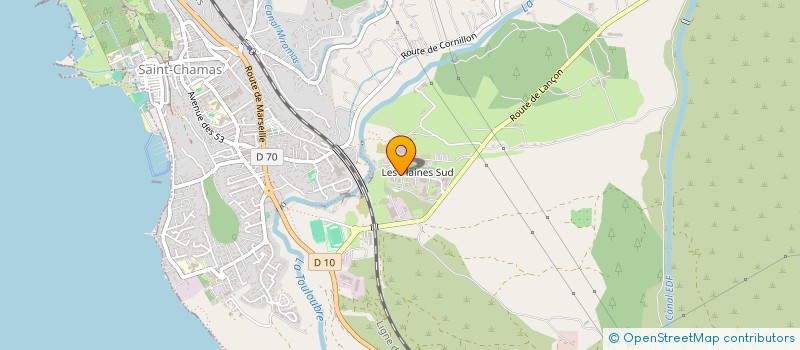 localisation de l'entreprise STAR MATERIAUX  SAINT-CHAMAS