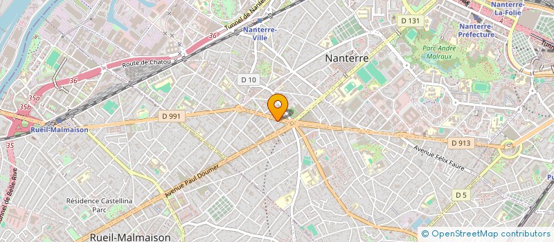 localisation de l'entreprise STAR MINITE à NANTERRE