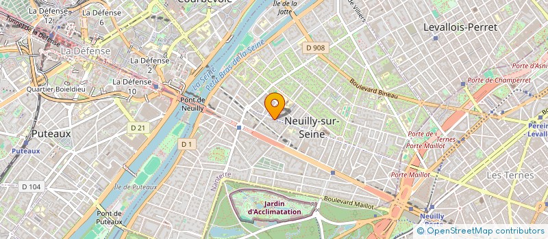 localisation de l'entreprise STAR MIX à NEUILLY-SUR-SEINE