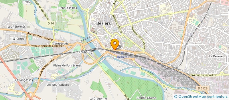 localisation de l'entreprise STAR MOTO à BEZIERS