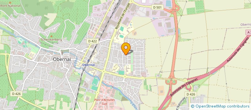 localisation de l'entreprise STAR MULTISERVICES 67 à OBERNAI