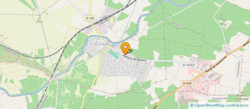 localisation de l'entreprise STAR MUSIC ANIMATION 34 à COLOMBIERS