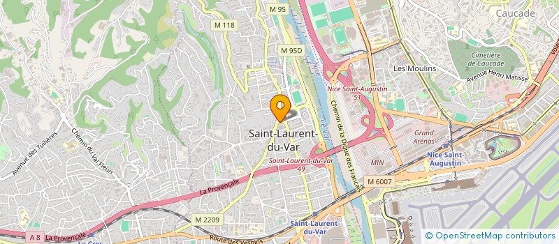 localisation de l'entreprise STAR NET à SAINT-LAURENT-DU-VAR