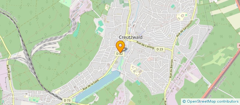 localisation de l'entreprise STAR NIGHT  CREUTZWALD