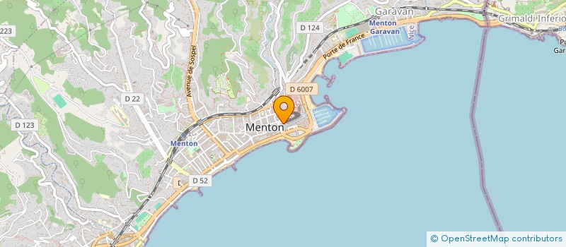 localisation de l'entreprise STAR ONE à MENTON