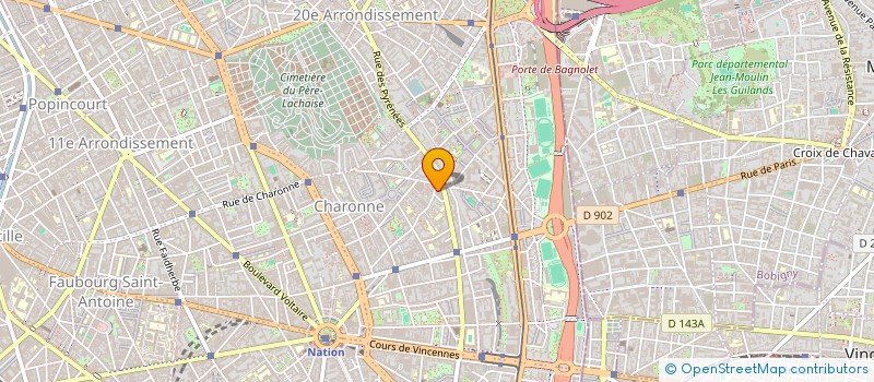 localisation de l'entreprise STAR ONE  PARIS