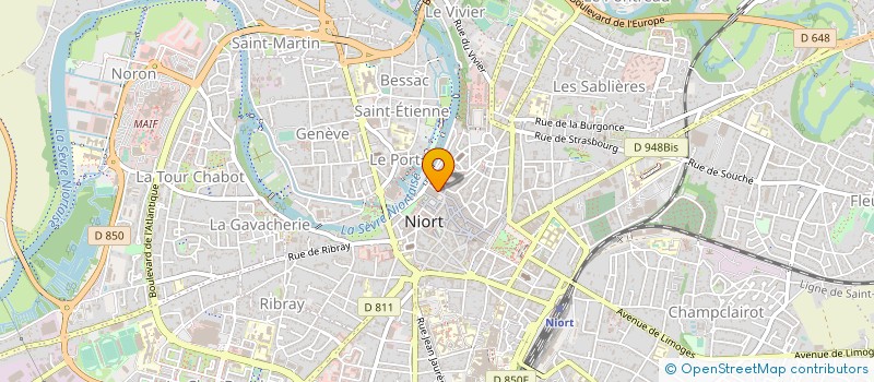 localisation de l'entreprise STAR OUEST FILMS à NIORT