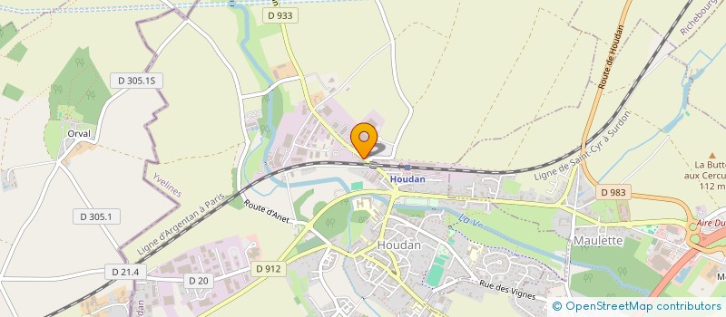 localisation de l'entreprise STAR PAINT CHALLENGE  HOUDAN