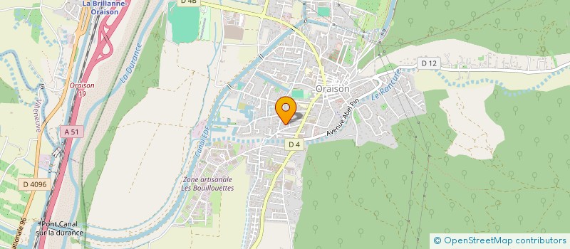 localisation de l'entreprise STAR PLACK  ORAISON