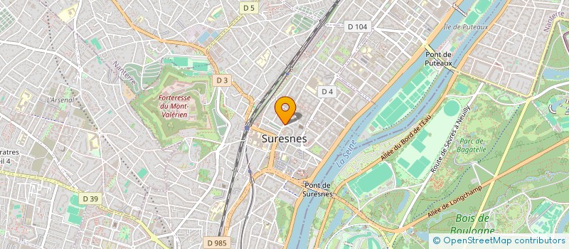 localisation de l'entreprise STAR PRESSING à SURESNES