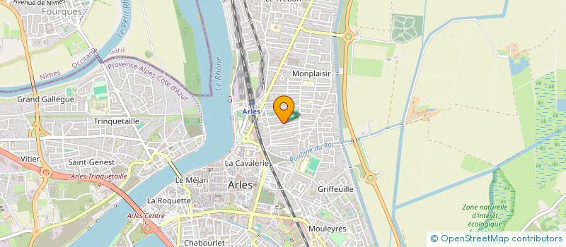 localisation de l'entreprise STAR PROD JBC  ARLES