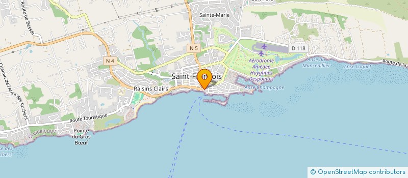 localisation de l'entreprise STAR'S MUSIC  SAINT-FRANCOIS