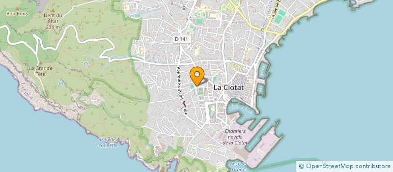 localisation de l'entreprise STAR SECURITE à LA CIOTAT