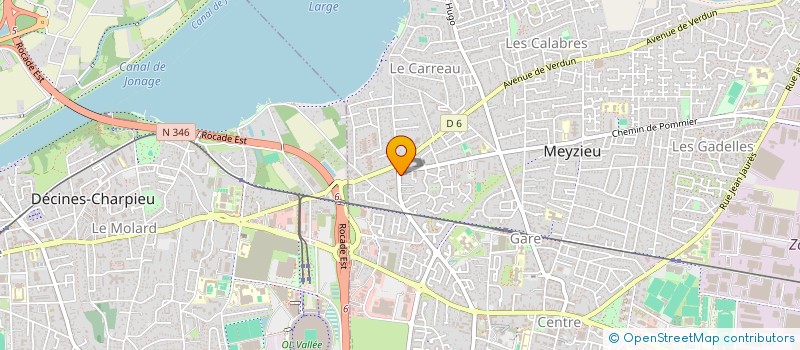 localisation de l'entreprise STAR'SERV.69  MEYZIEU