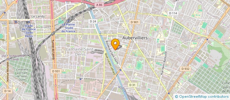 localisation de l'entreprise STAR SERVICE  AUBERVILLIERS