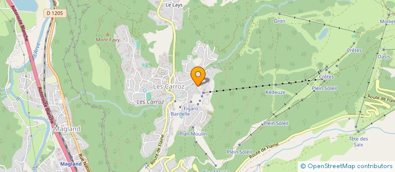 localisation de l'entreprise STAR SKI AUX CARROZ  ARACHES-LA-FRASSE