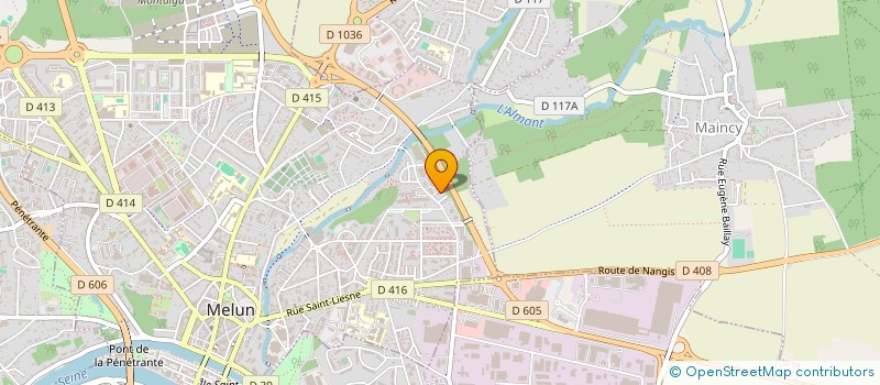 localisation de l'entreprise STAR'SOL à MELUN