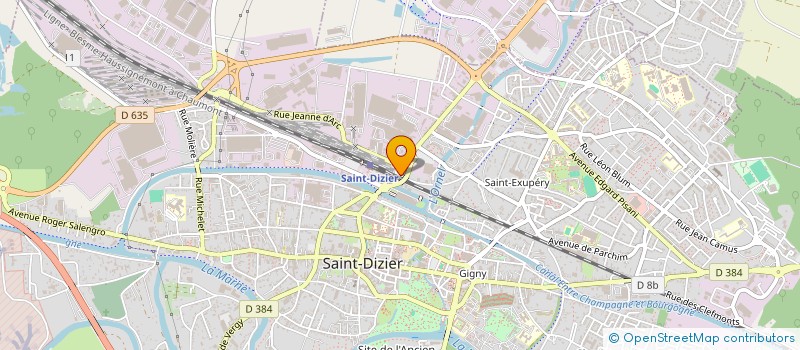 localisation de l'entreprise STAR STEPS à SAINT-DIZIER